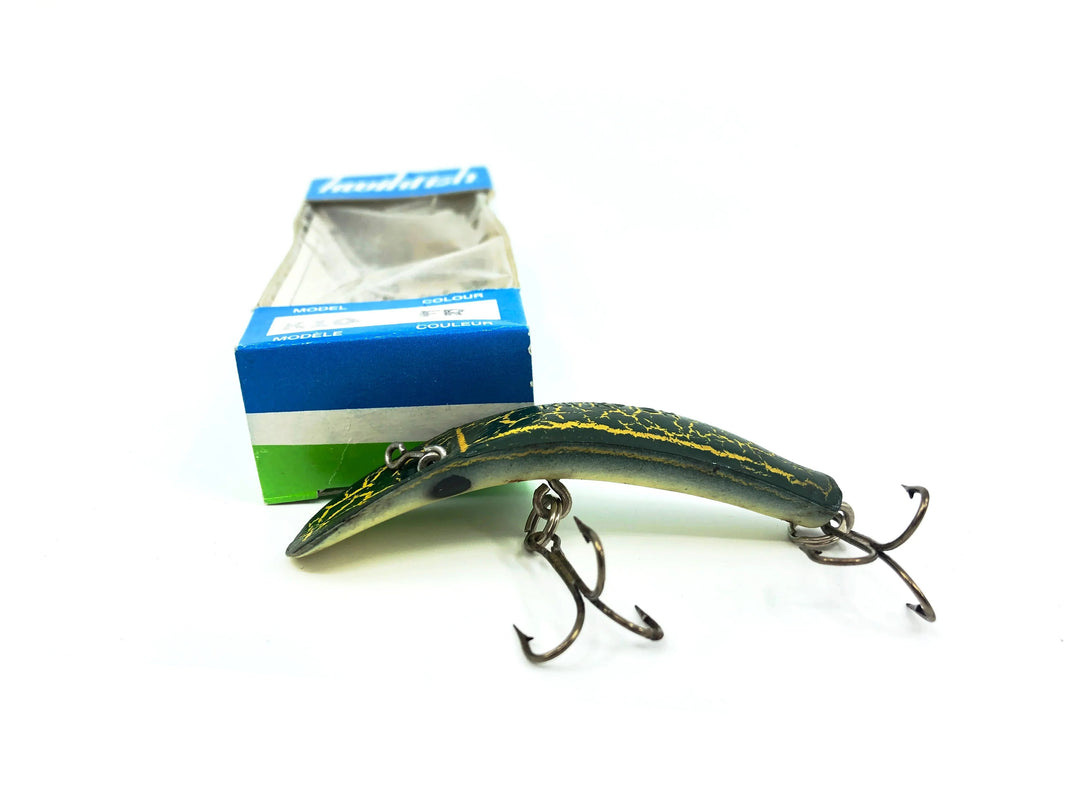 Pre Luhr-Jensen Kwikfish K10, FR Frog Color New in Box Old Stock