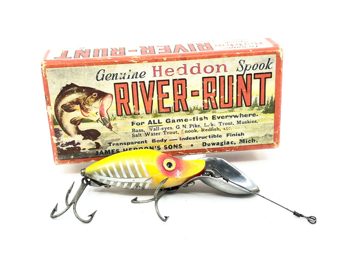 Heddon Go-Deeper River Runt Spook D-9010, XRY Yellow Shore Color - Scoop Lip