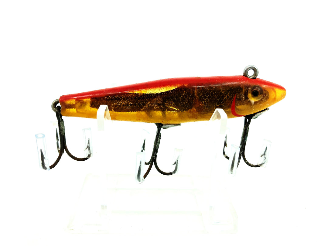 L & S Mirrolure 52M "Sinking Twitchbait", Red/Gold Scale Color