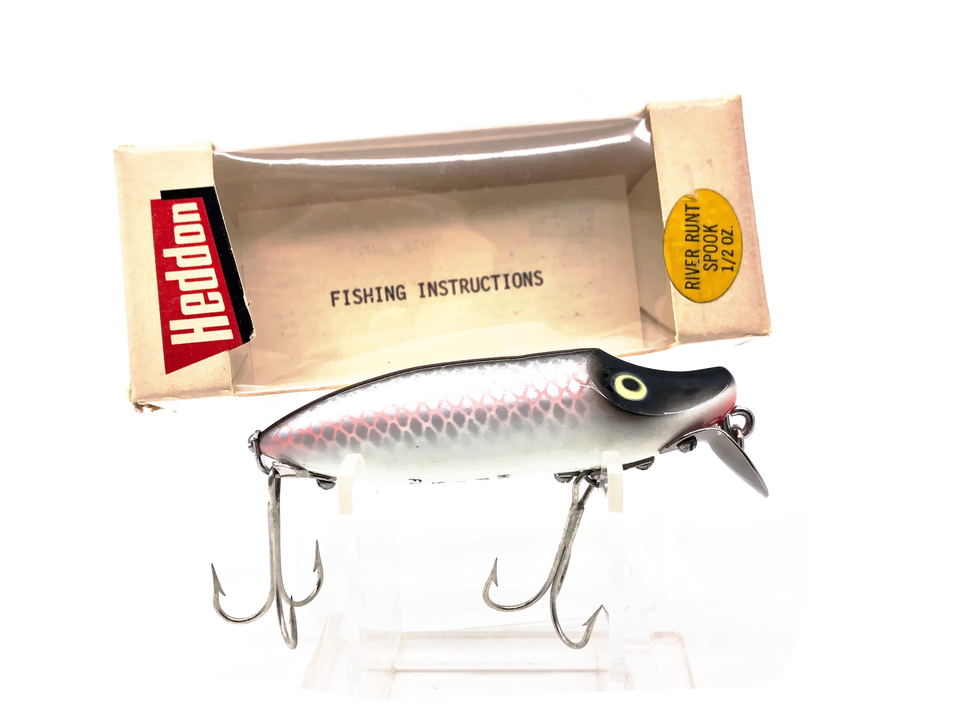Leur De Pêche Vintage Heddon River Runt Spook - Floater 9400 XRW - Avec Boîte D'origine