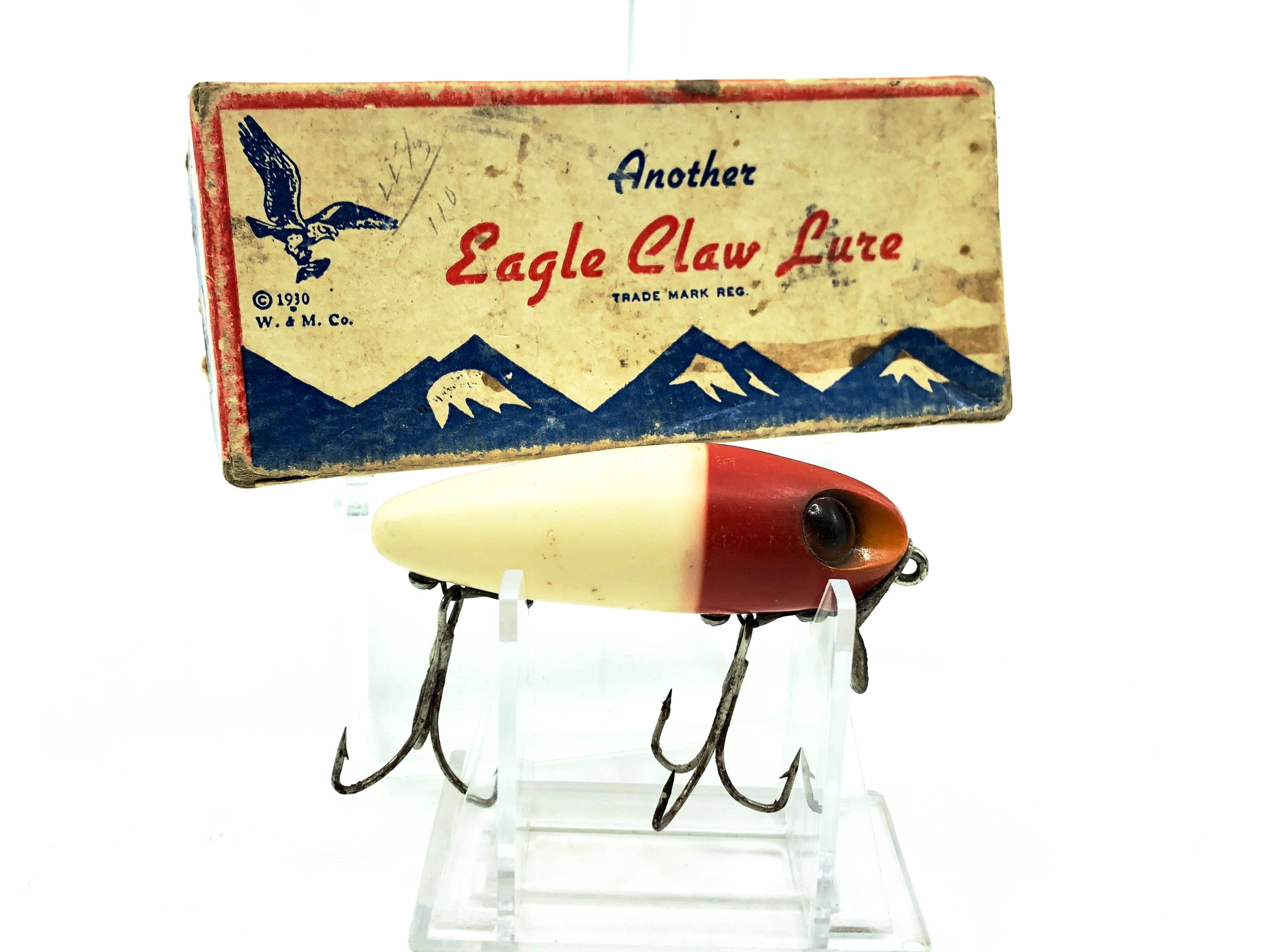 Vieux Leurre De Pêche Vintage Wright & McGill BUG-A-BOO Avec Lèvres En Métal – Fabrication USA