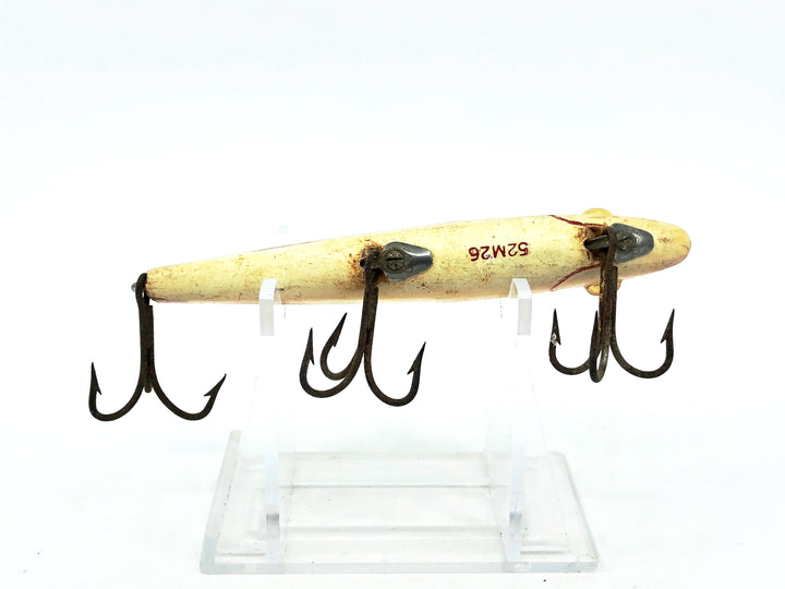 L & S Mirrolure 52M "Sinking Twitchbait", Red/Silver Scale Color