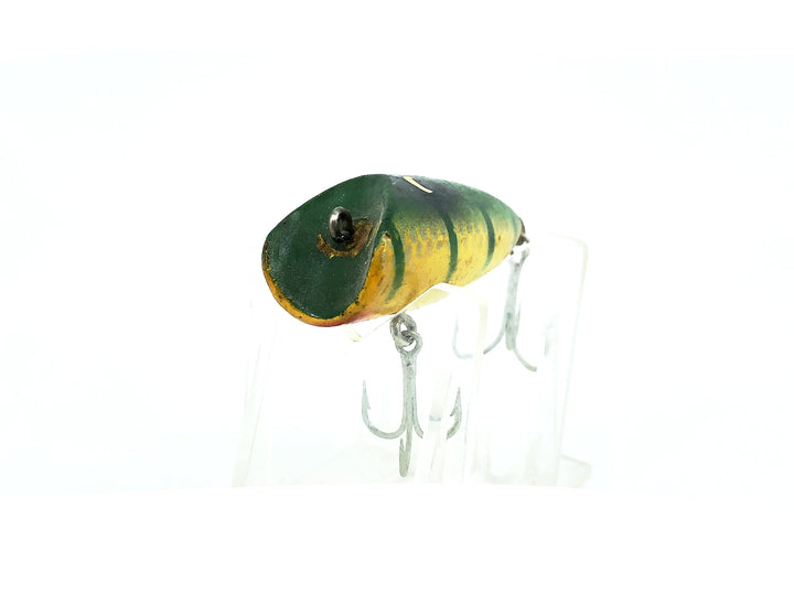 Eppinger Dardevle Osprey Bass Plug, #5408 Green Perch/Yellow Belly Color