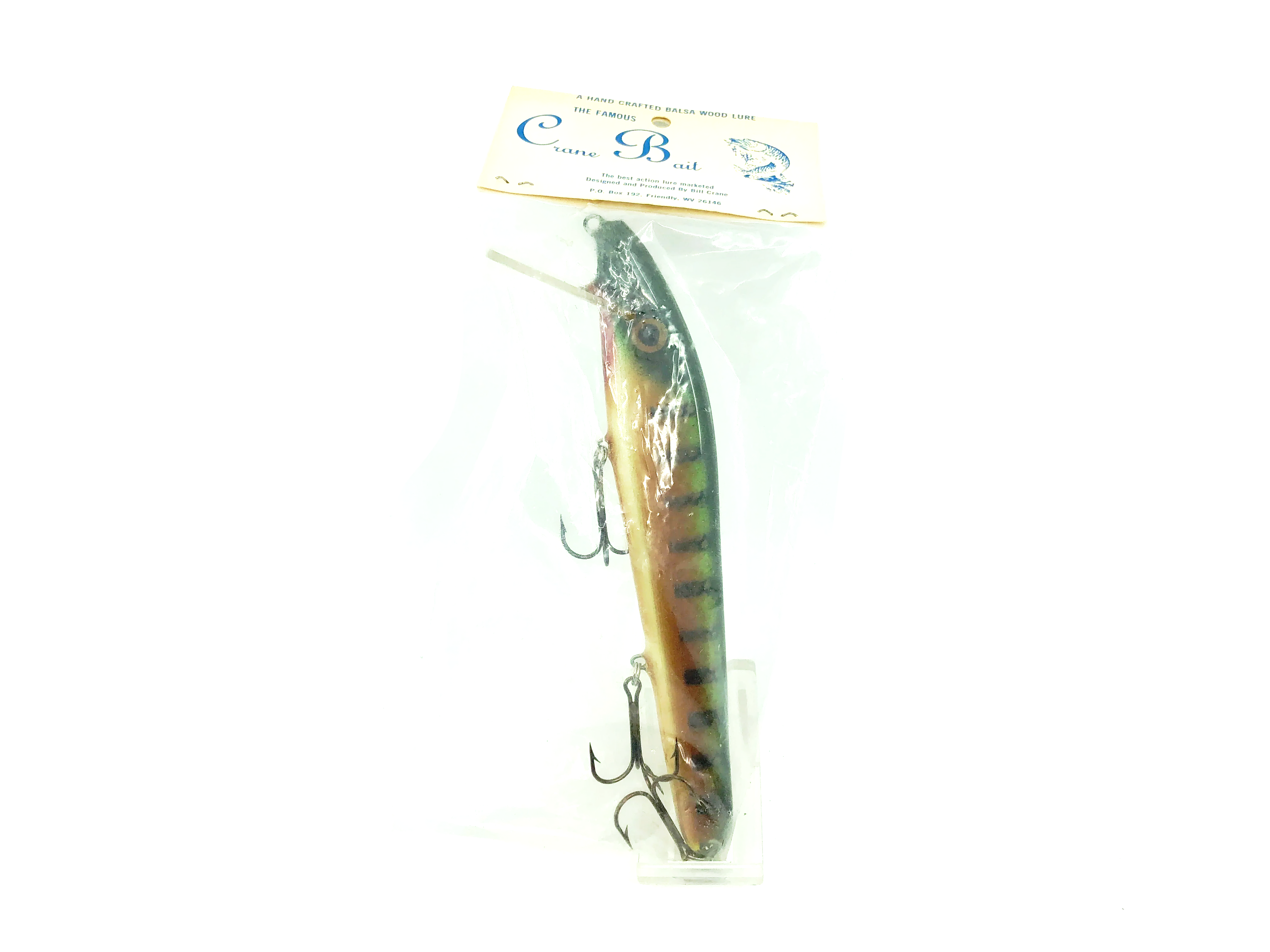Crane 208 Musky Lure, Green Perch Color New in Bag – My Bait Shop, LLC