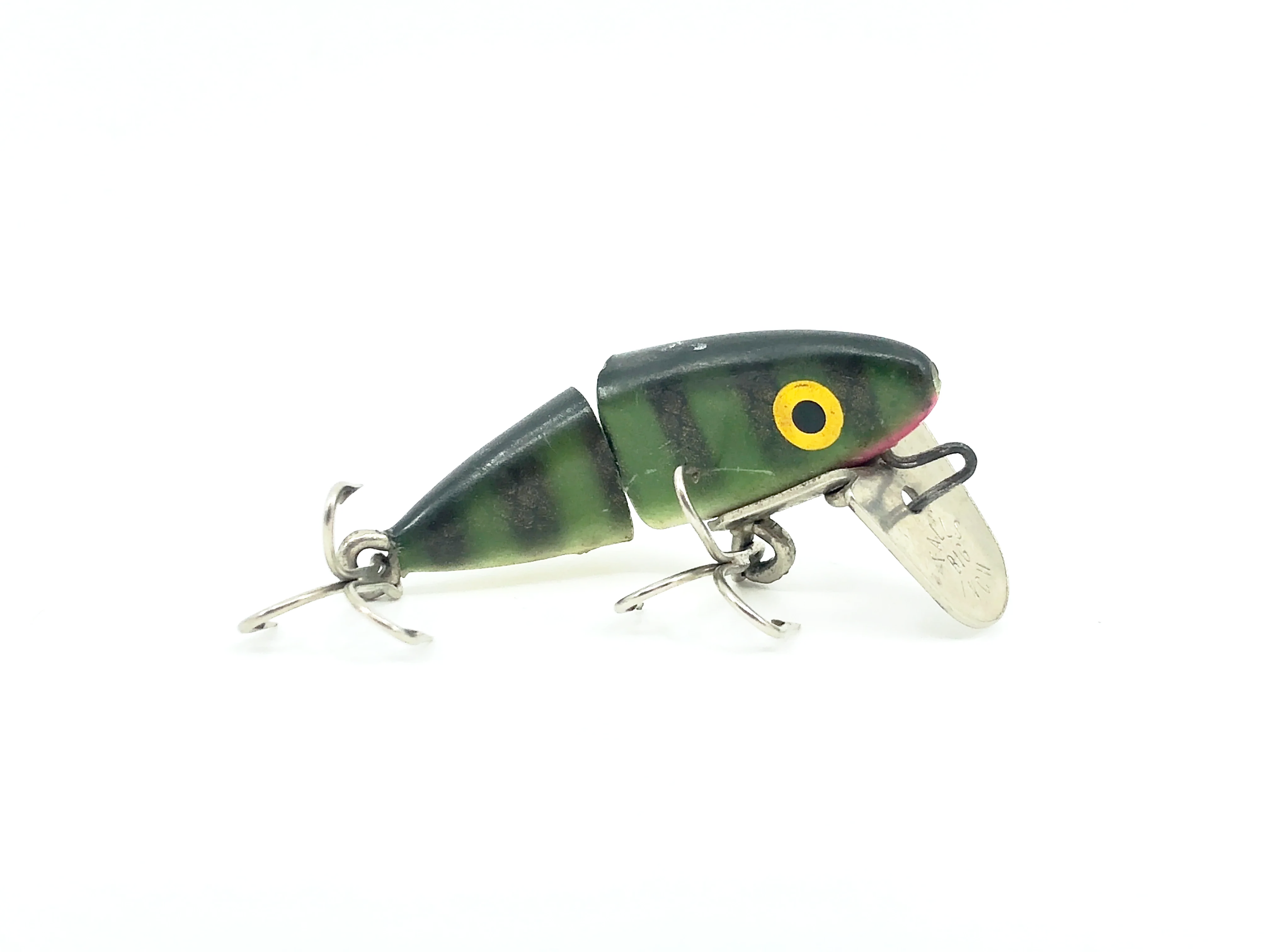 falls inch minnow fishing lure Falls Bait Company Big Inch Minnow, Green Perch Color