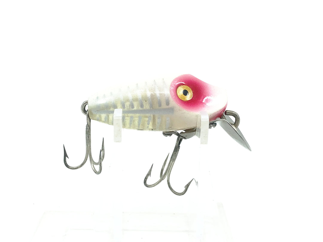 Heddon Midgit Digit River Runt Spook 9020, XRW White Shore Minnow Color