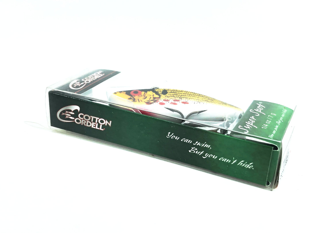 Cotton Cordell Super Spot, Firetiger Color New on Card Old stock