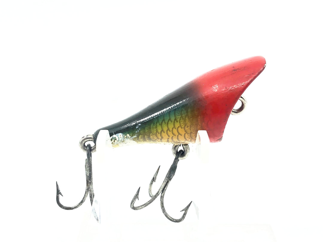 Shakespeare Baby Surface Popper, Red Head/Green Scales Color