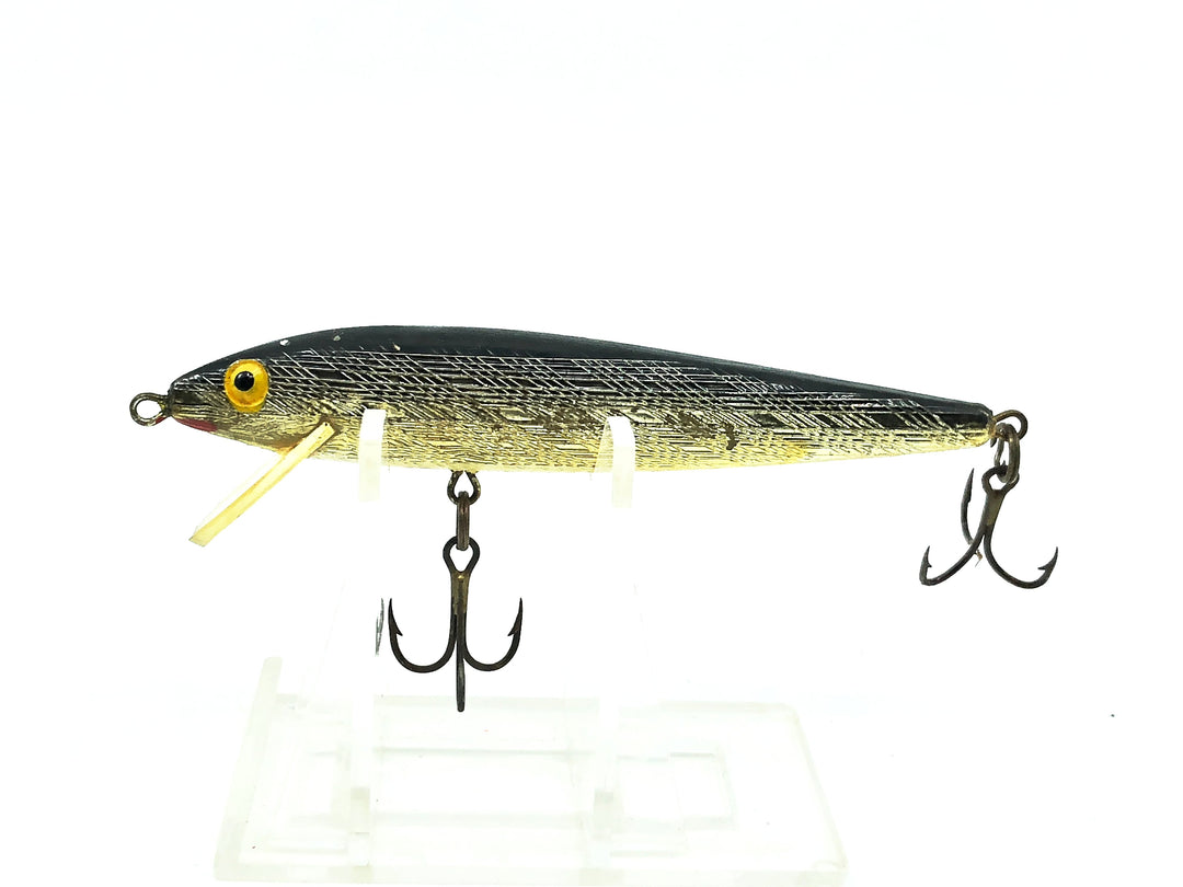 Rebel Floating Minnow F10, #01 Silver/Black Back Color