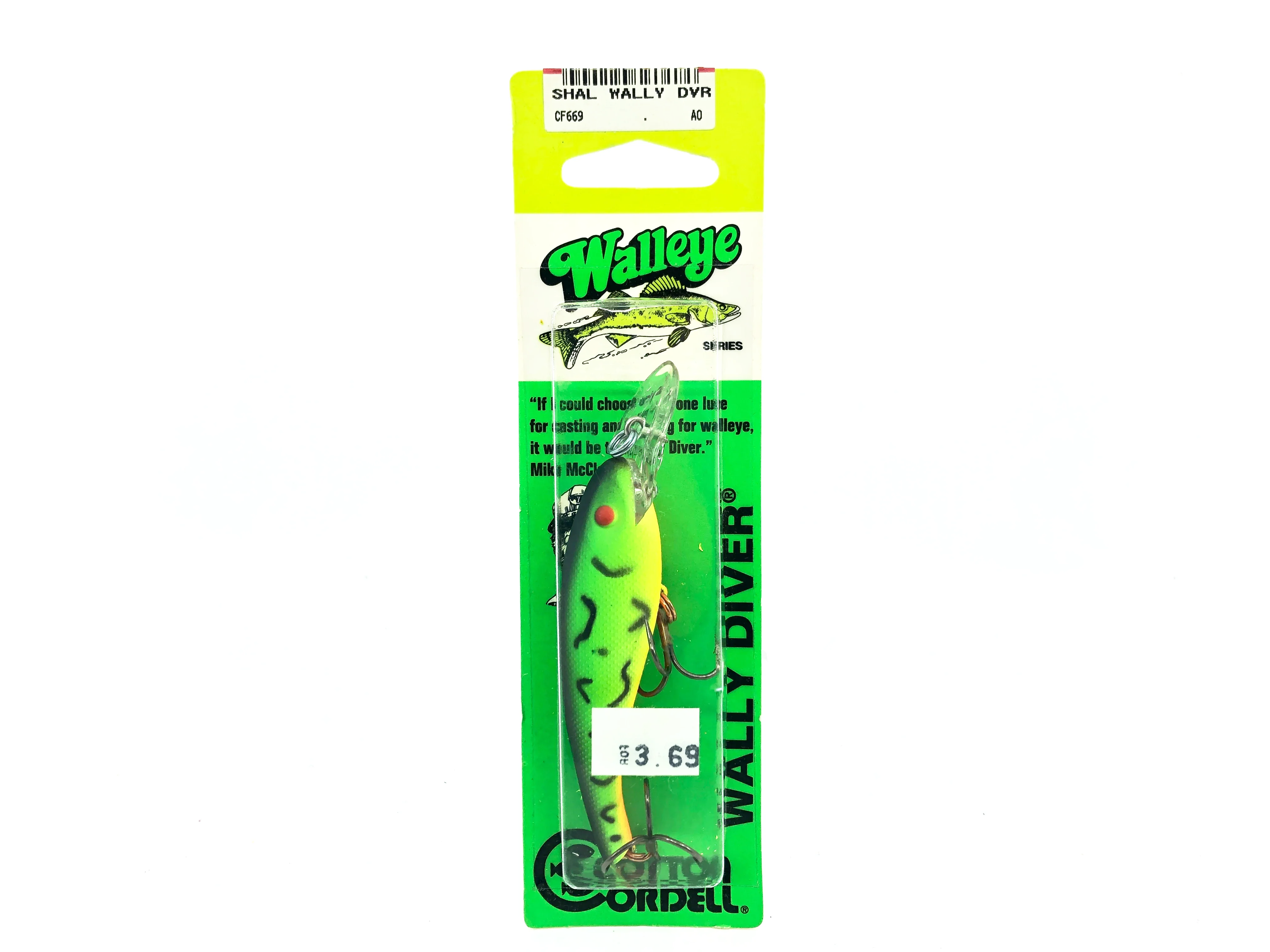 Leurre Cotton Cordell Wally Diver Firetiger – Crankbait Discontinued (occasion)