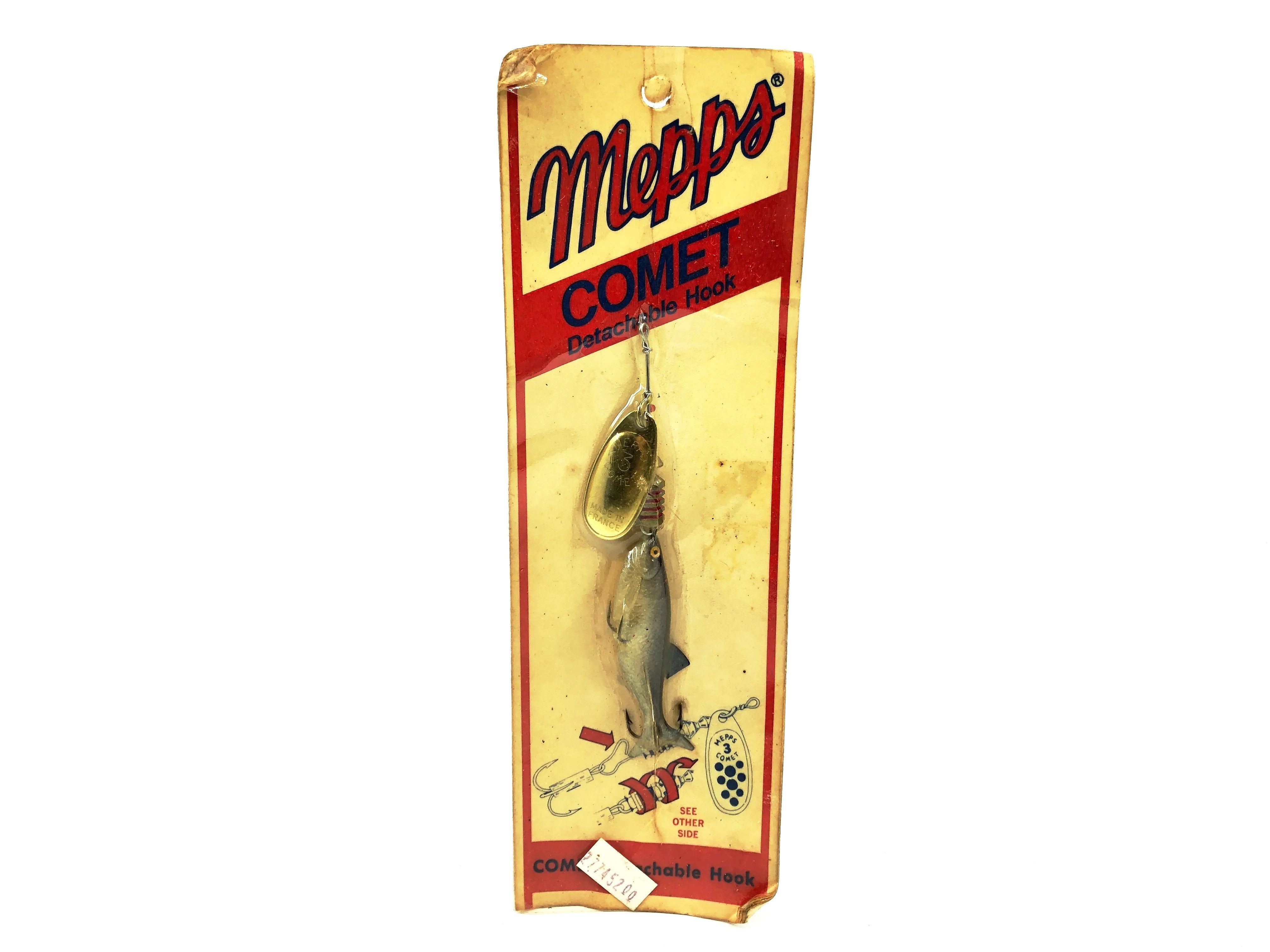 comet fishing lure Vintage Mepps Comet #3 Spinner with Card – My Bait Shop, LLC
