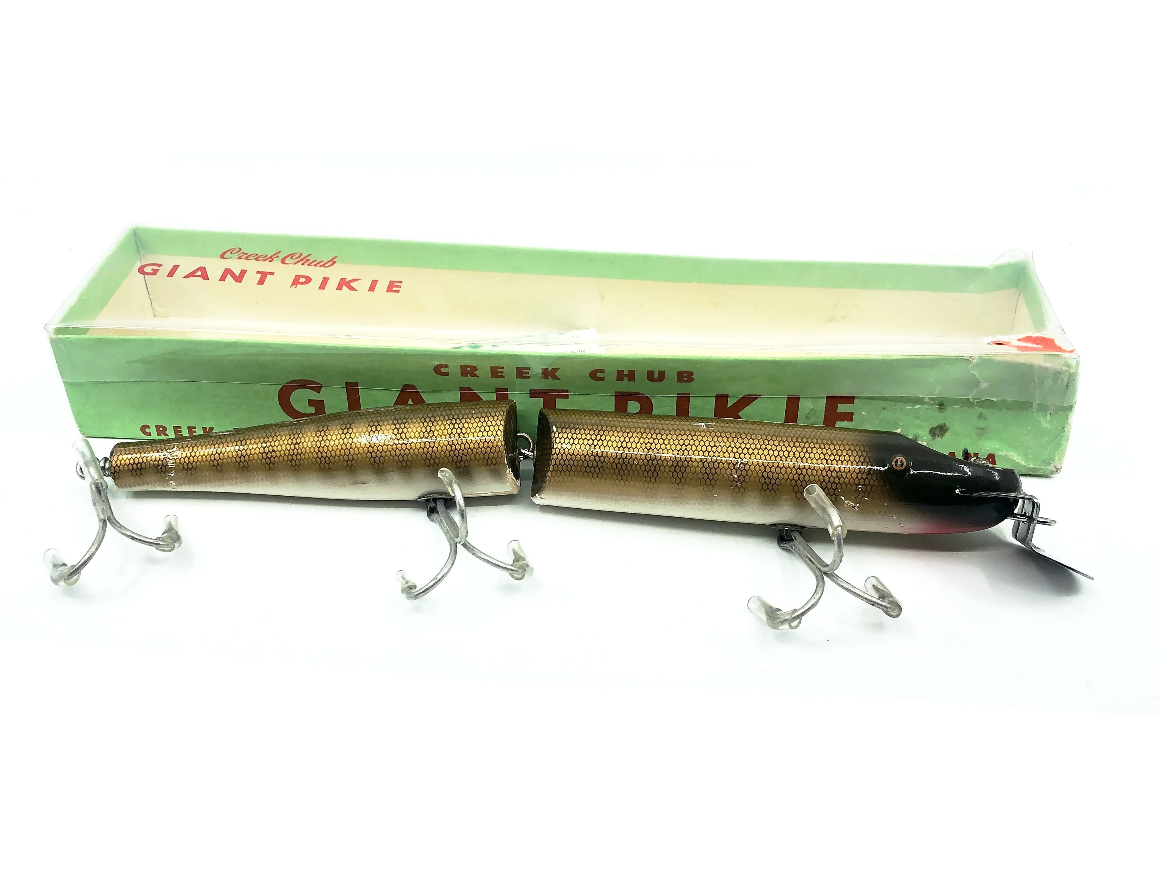Creek Chub Wooden Giant Jointed Pikie 800, #00 Pikie Scale Color – My Bait Shop, LLC