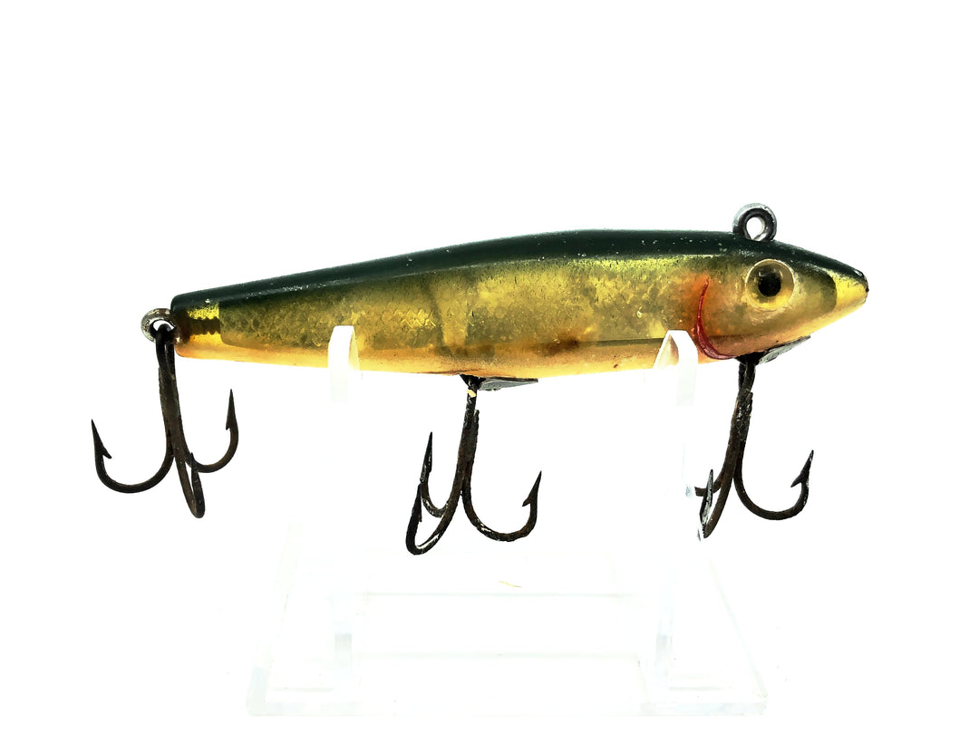 L & S Mirrolure 52M "Sinking Twitchbait", Green/Silver Scale Color