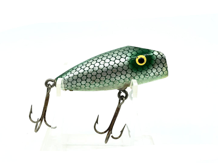 Eppinger Dardevle Osprey Bass Plug, Green/Silver Scale Color