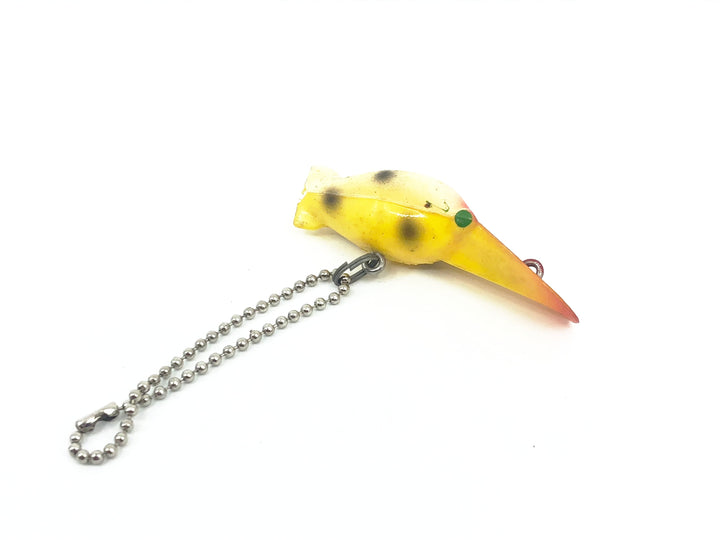 Luhr-Jensen Hot Shot M3 Keychain, White/Yellow/Black Spots Color