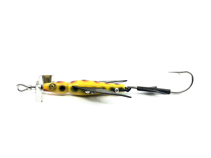 Macatawa Bait Co. Mini Musky Bird, Yellow/Spotted Color w/Box