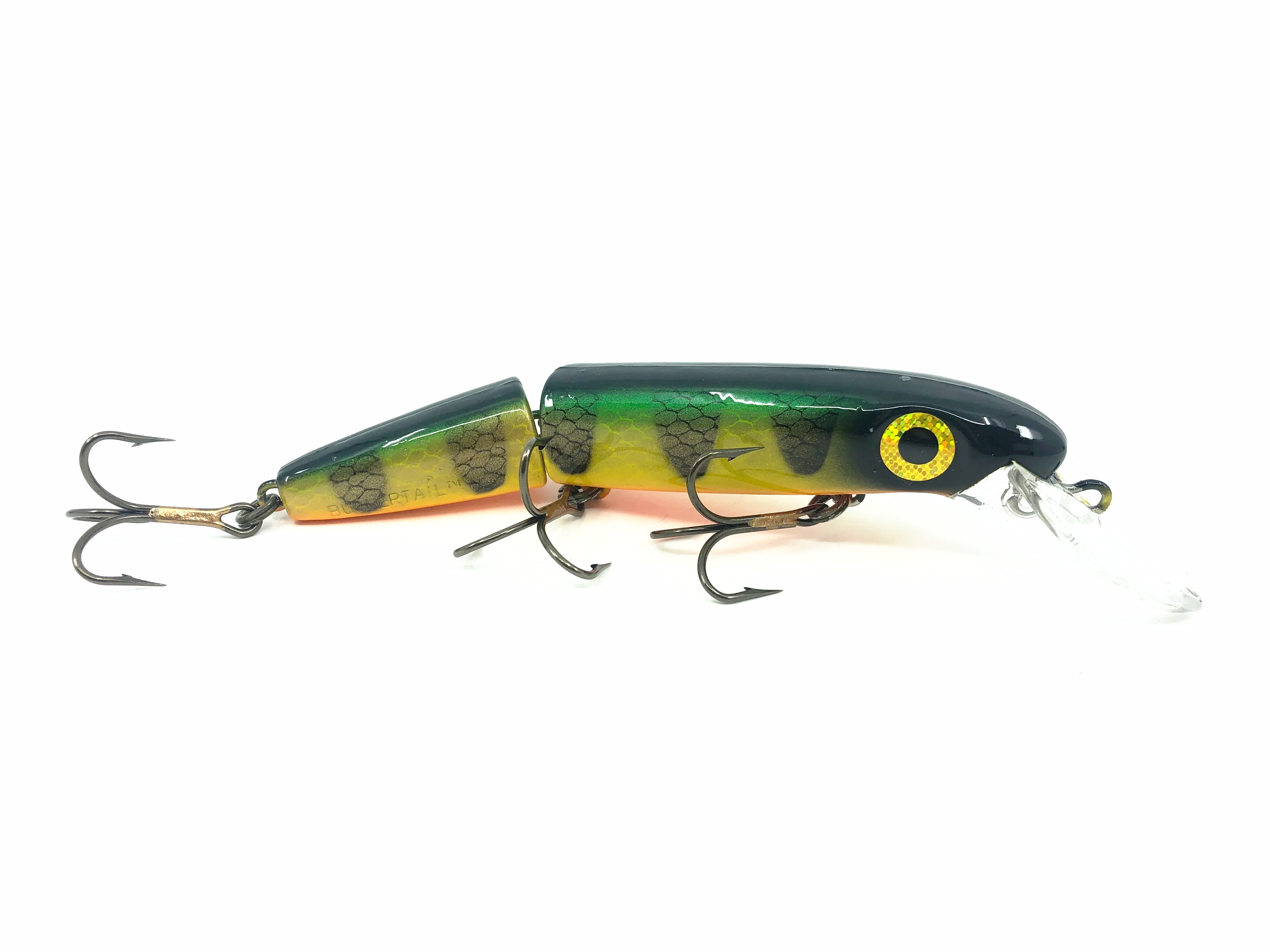 depth raider fishing lures Joe Bucher Tackle Co. Buchertail Jointed Baby Depth Raider 6", Perch C – My  Bait Shop, LLC