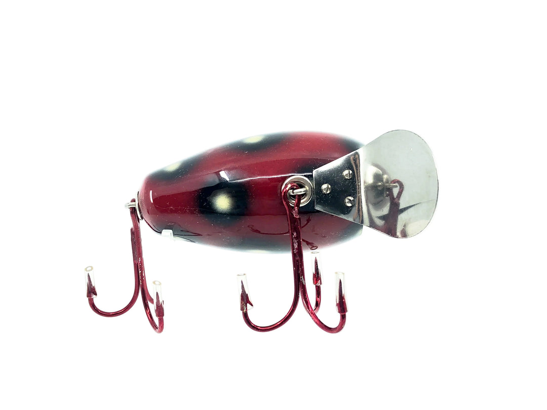 Musky Dan (XXX Lures) Giant Little Dude, Marron/Black/White Spots Color