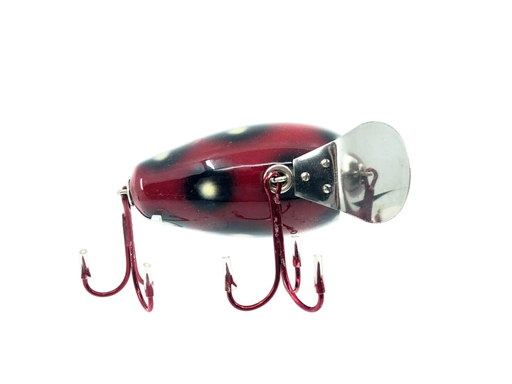 Musky Dan (XXX Lures) Giant Little Dude, Marron/Black/White Spots Color