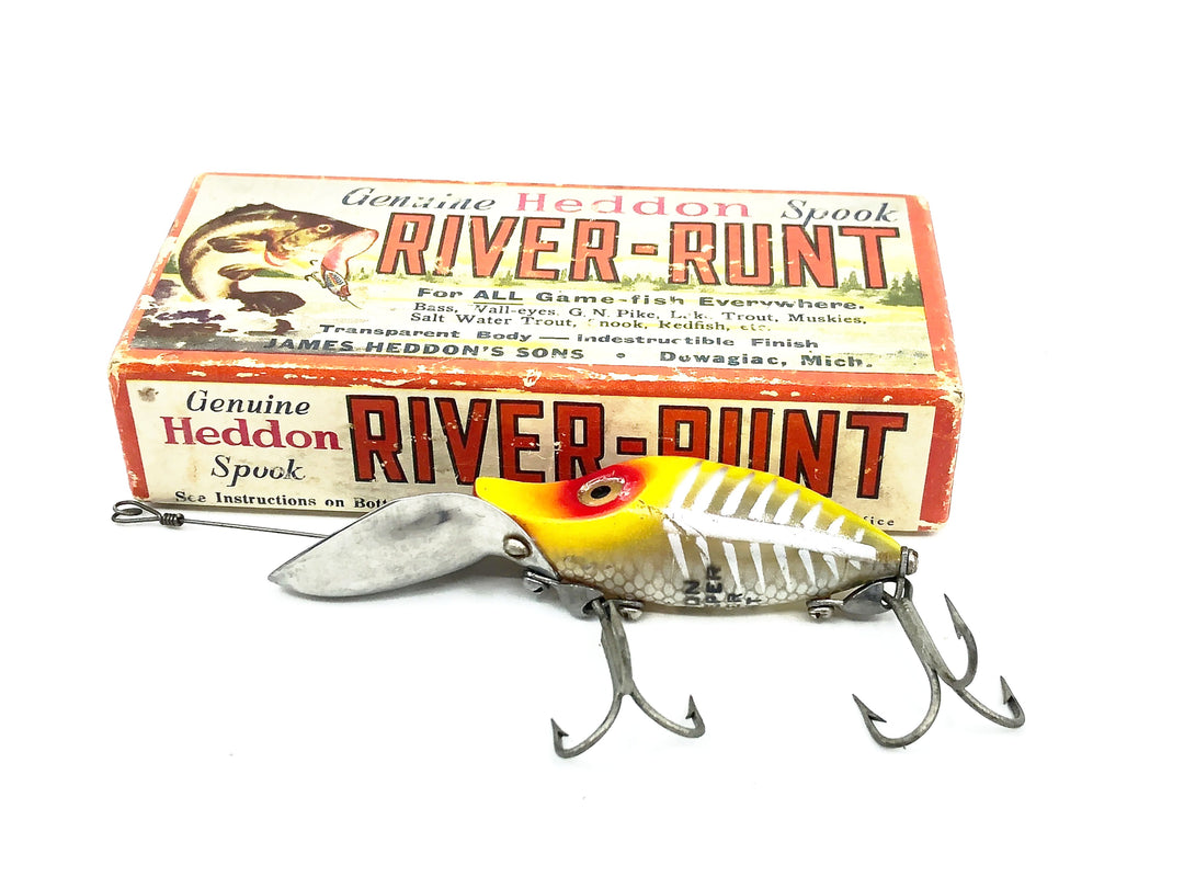 Heddon Go-Deeper River Runt Spook D-9010, XRY Yellow Shore Color - Scoop Lip