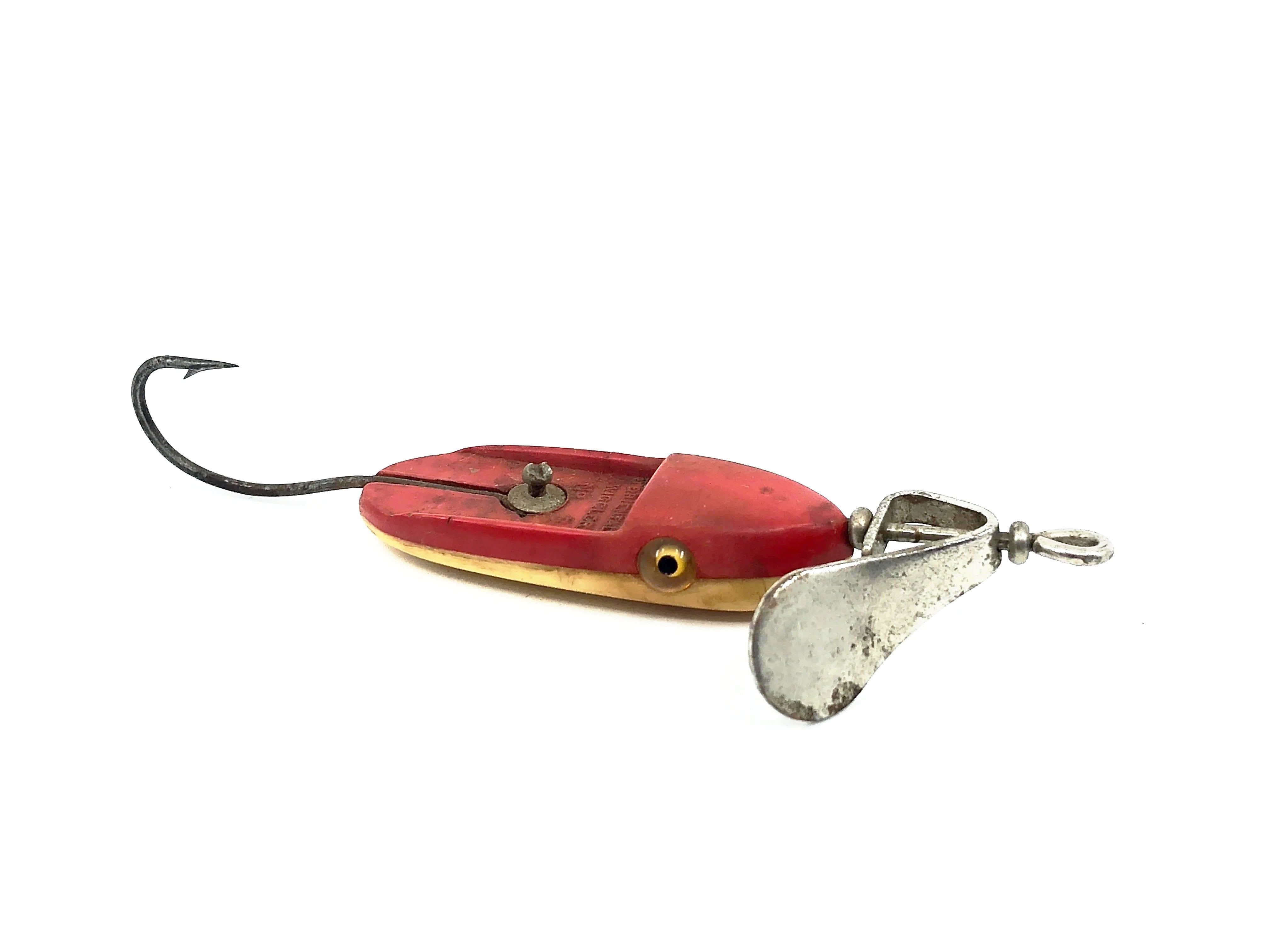 Al Foss / True Temper Oriental Wiggler No.3, Red/White Color Al Foss / True Temper Oriental Wiggler No.3, Red/White Color