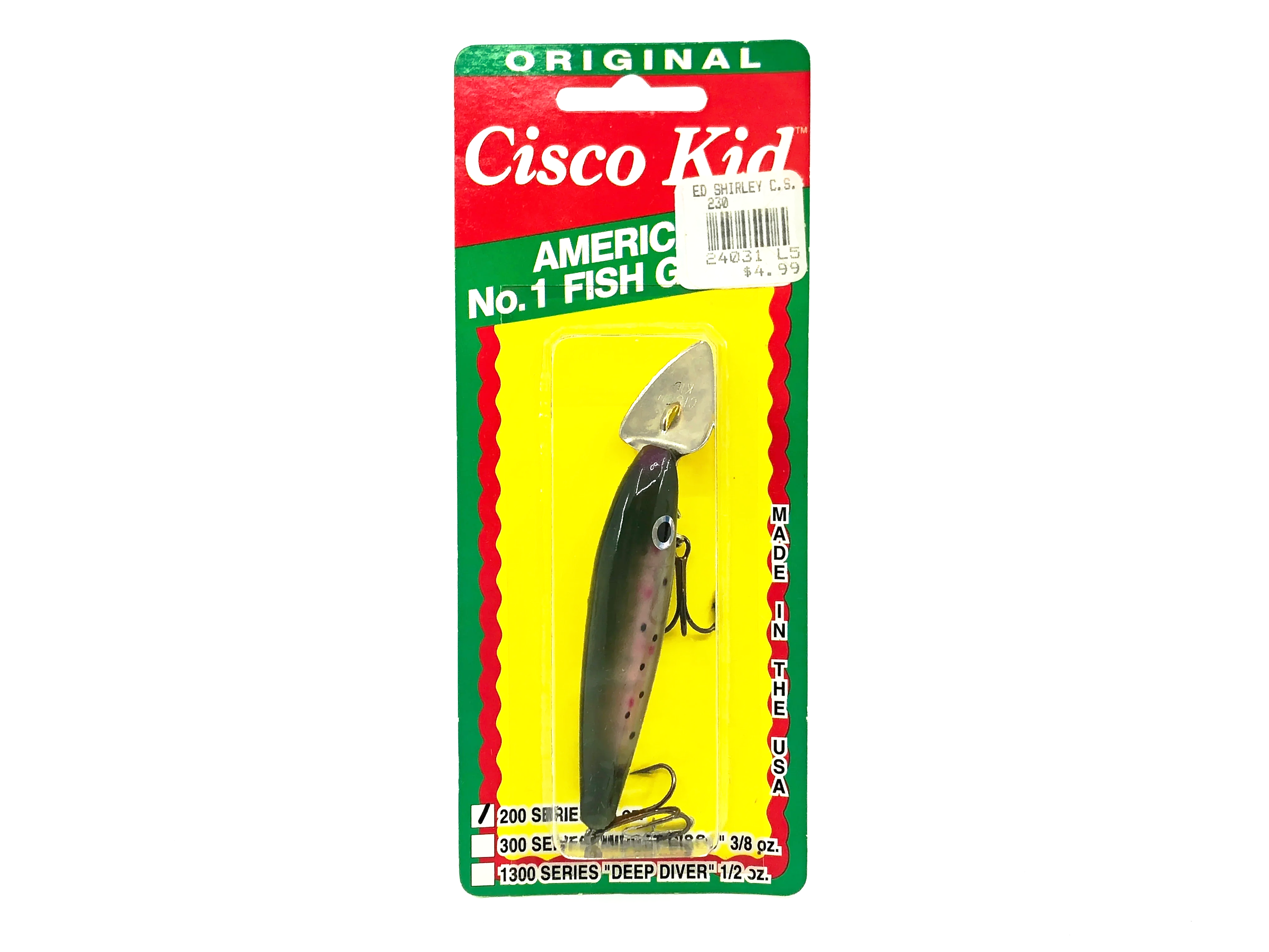 cisco kid 2 & 2 1 8 fishing lure Suick 1800 Series Super Husky Crankbait Perch Cisco Kids are perfectly weighted and balanced Suick Lures - Cisco Kid