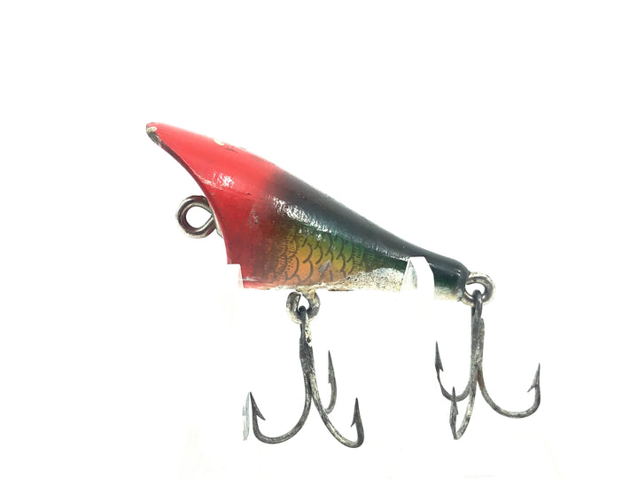 Shakespeare Baby Surface Popper, Red Head/Green Scales Color