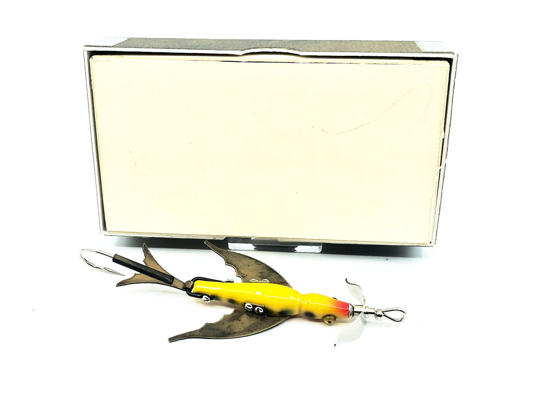 Macatawa Bait Co. Mini Musky Bird, Yellow/Spotted Color w/Box