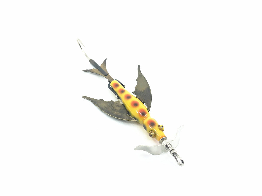 Macatawa Bait Co. Mini Musky Bird, Yellow/Spotted Color w/Box