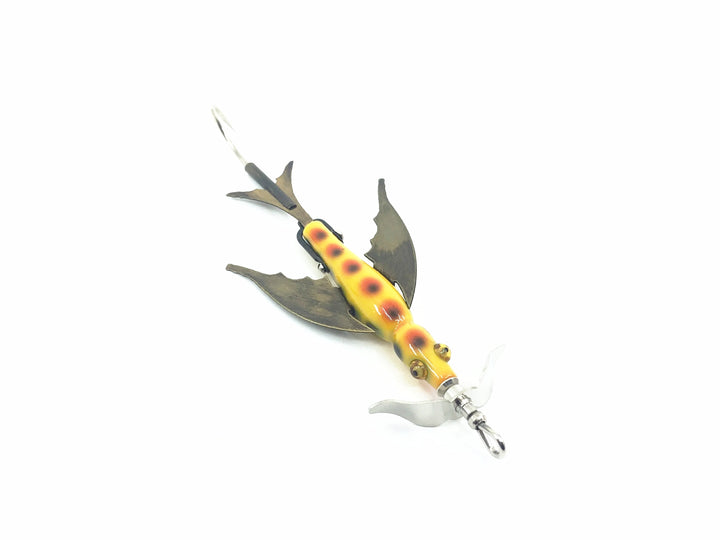 Macatawa Bait Co. Mini Musky Bird, Yellow/Spotted Color w/Box
