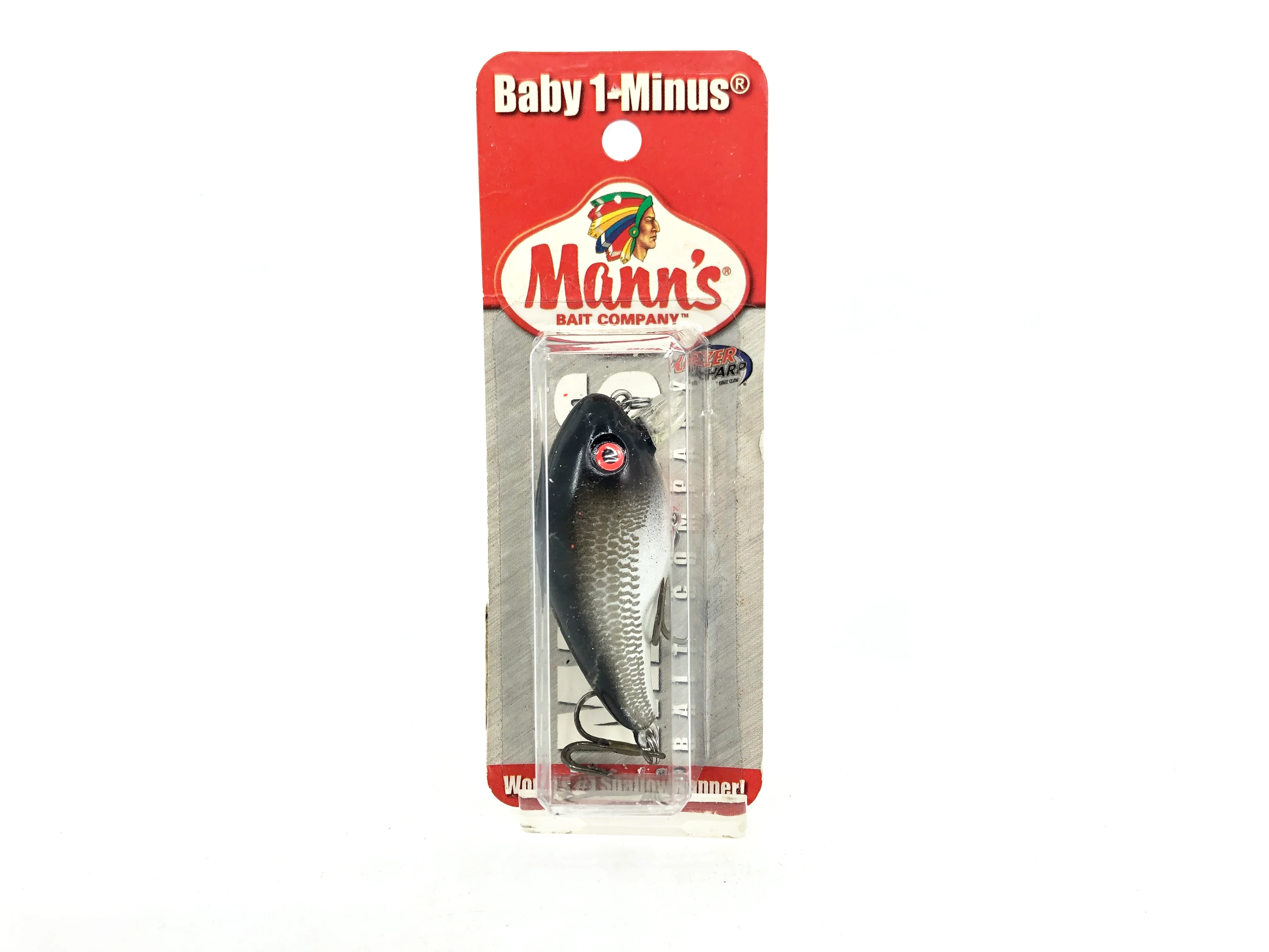 Mann's Baby 1- Minus, Tennessee Shad Color on Card- Single Stamped  My Bait  Shop, LLC