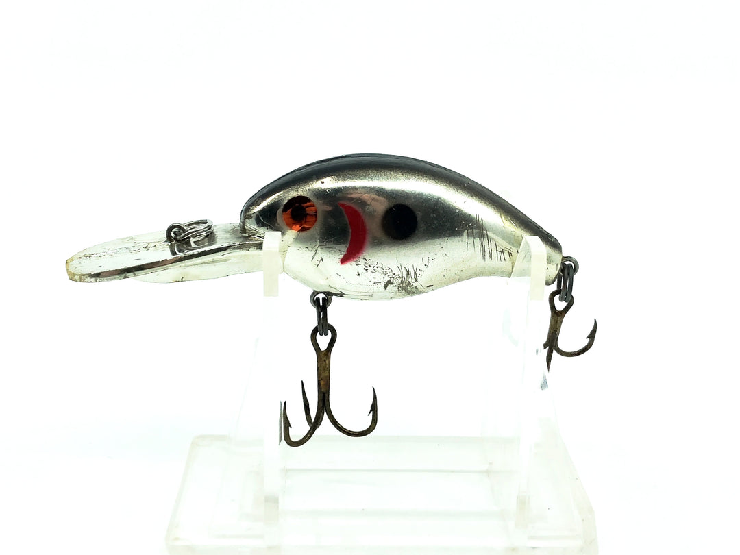Deep Big-O Type Lure, Chrome/Black Back Color