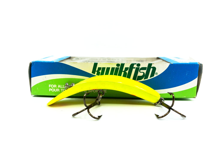 Pre Luhr-Jensen Kwikfish K12, YFC Yellow Fluorescent Color New in Box Old Stock