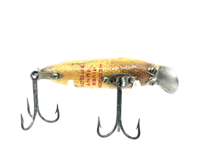 Heddon River Runt Spook Sinker 9110, XRY Yellow Shore Minnow Color- Two Piece hardware