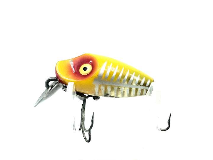 Heddon Midgit Digit River Runt Spook 9020, XRY Yellow Shore Minnow Color