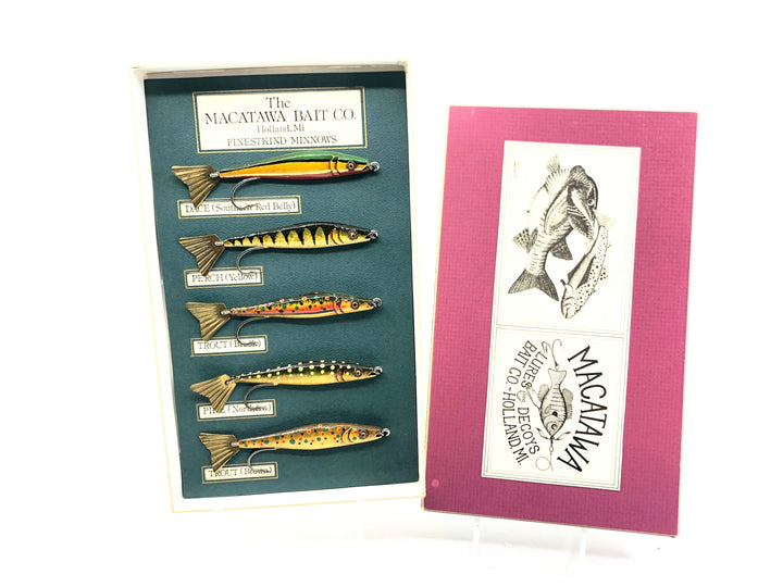 Macatawa Bait Co. Finestkind Minnows Display, w/Box - Signed