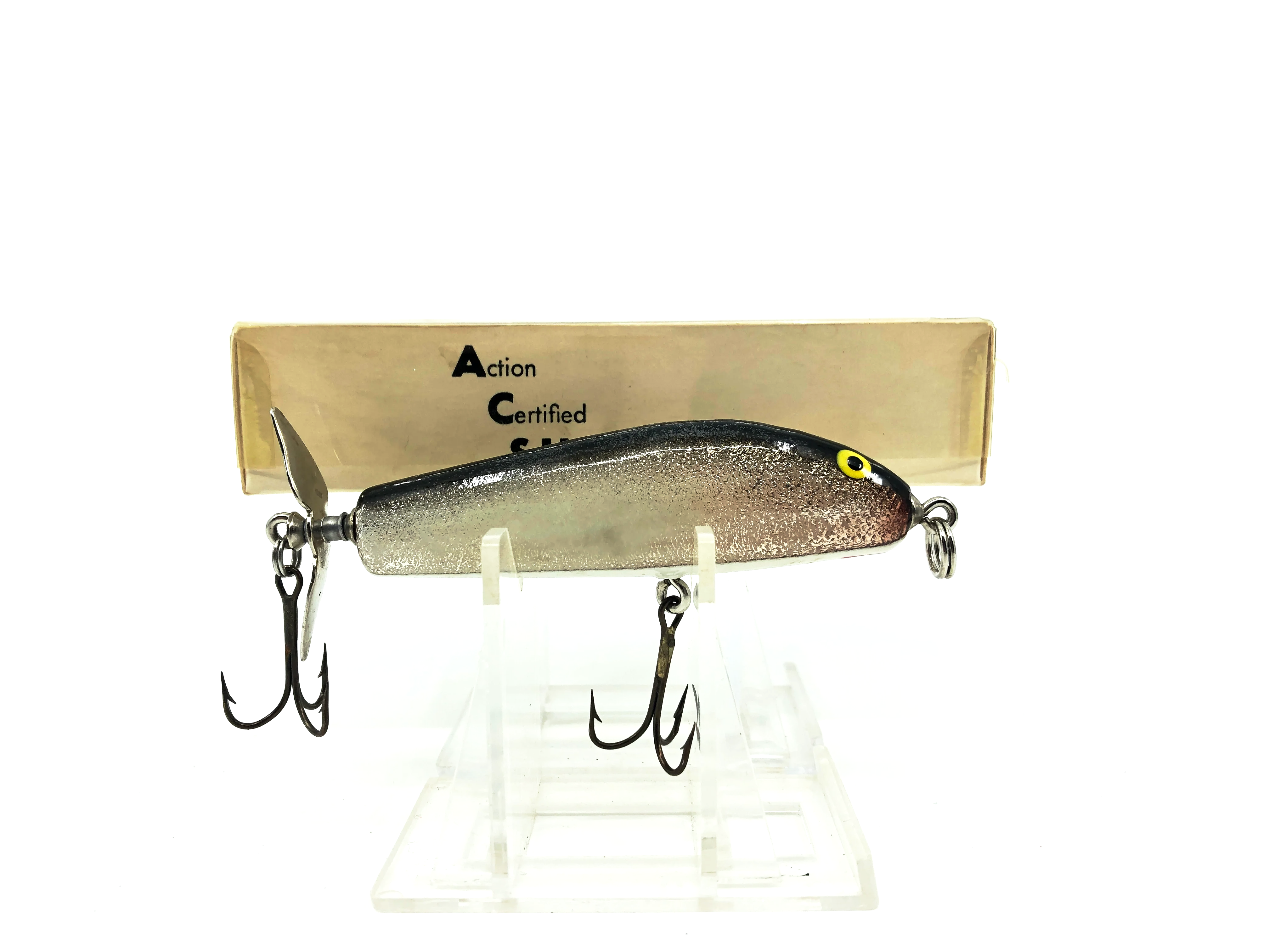 ac shiner fishing lures A.C Shiner 303, Silver/Black Back Color with Box – My Bait Shop, LLC