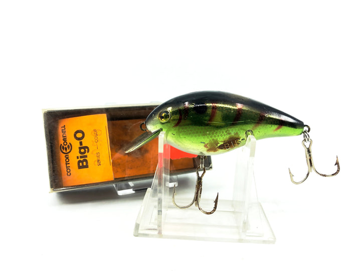 Cotton Cordell 8000 Big-O, #23 Green Perch Color with Box
