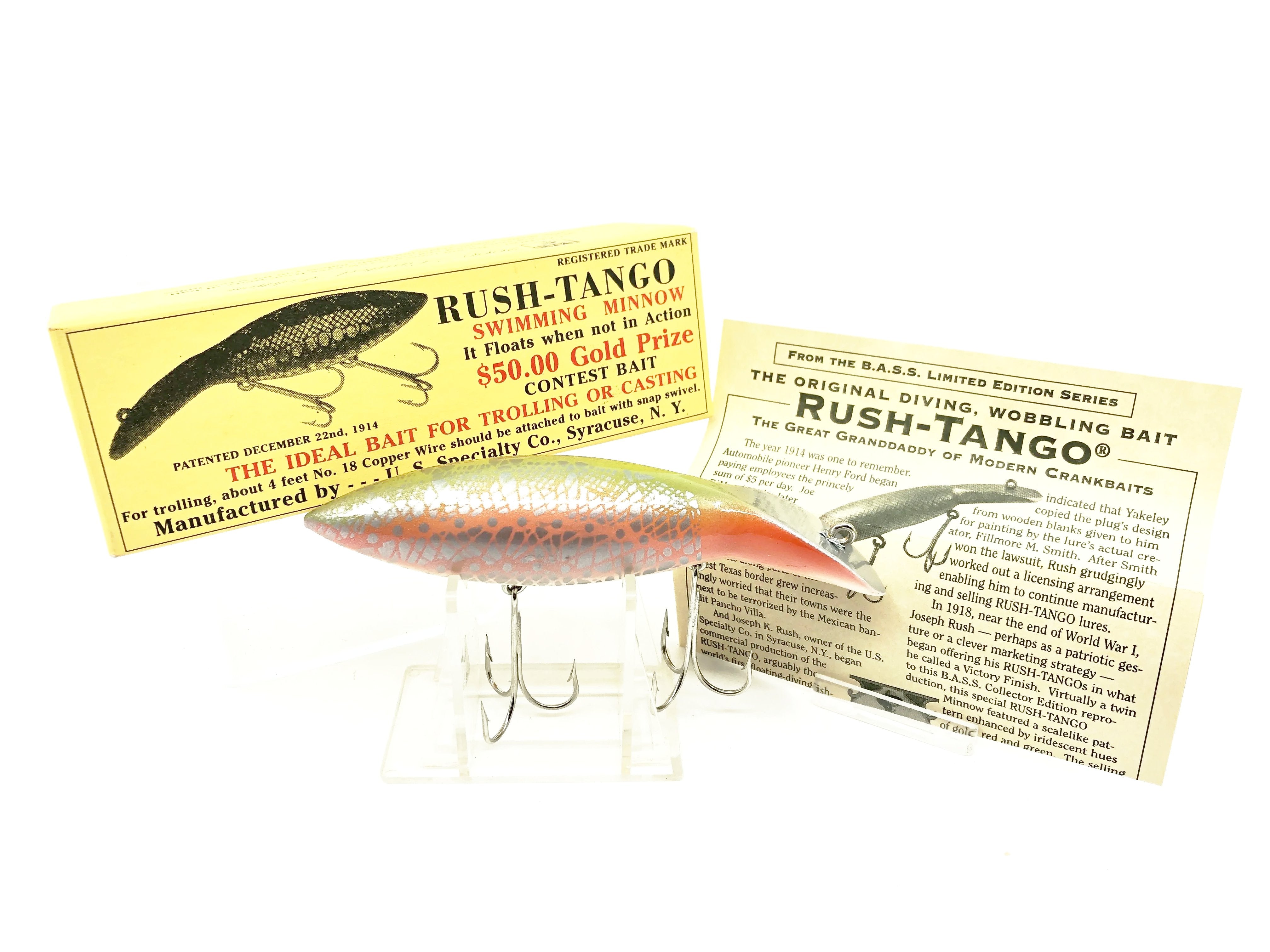 bass 2000 rush-tango lure Rush Tango 2000 BASS Reproduction with Box