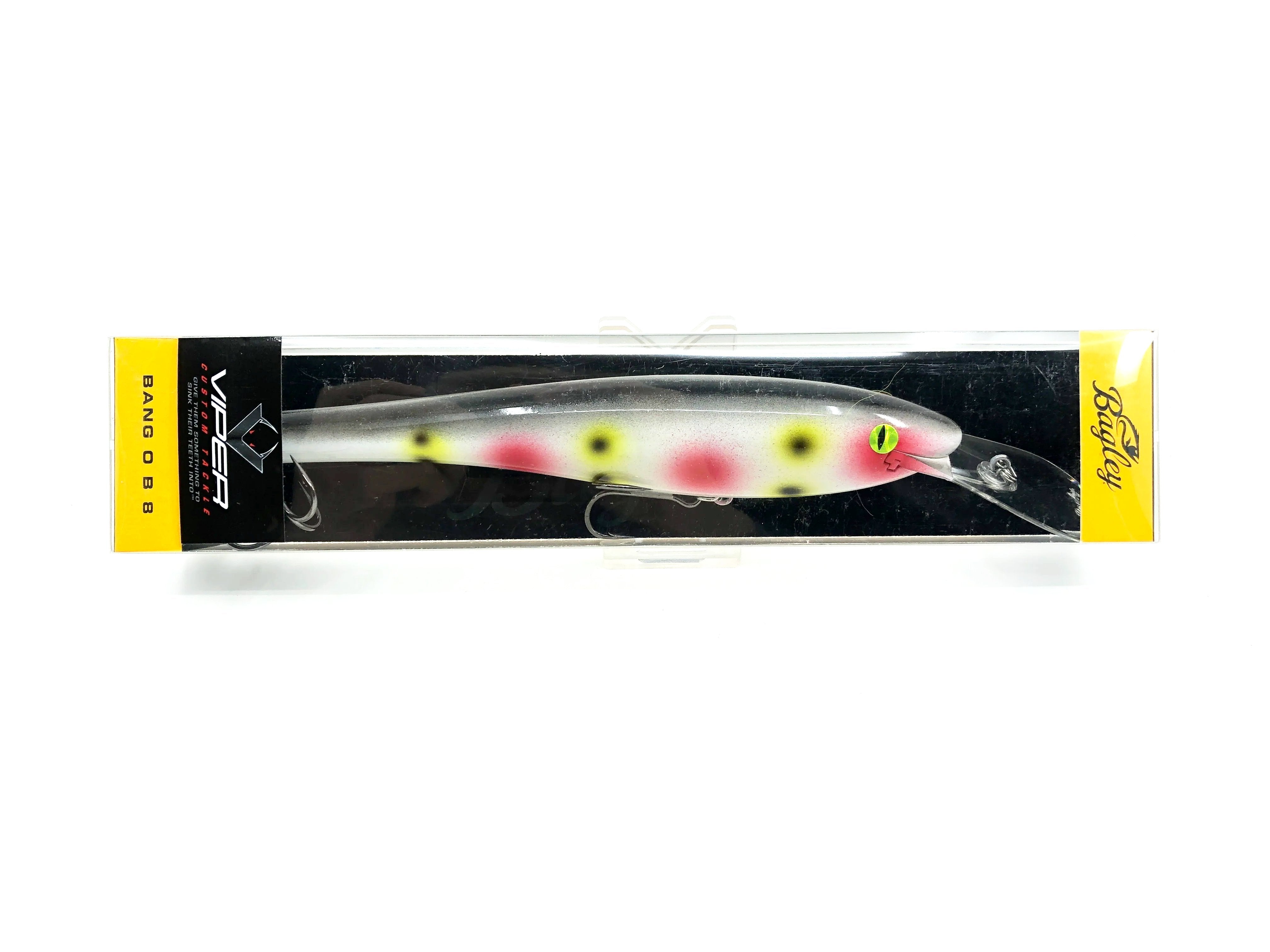 Leurre Vintage Bagley Flat BF8 H2G Shark 8 Pouces - Pêche Au Muskellunge Bass