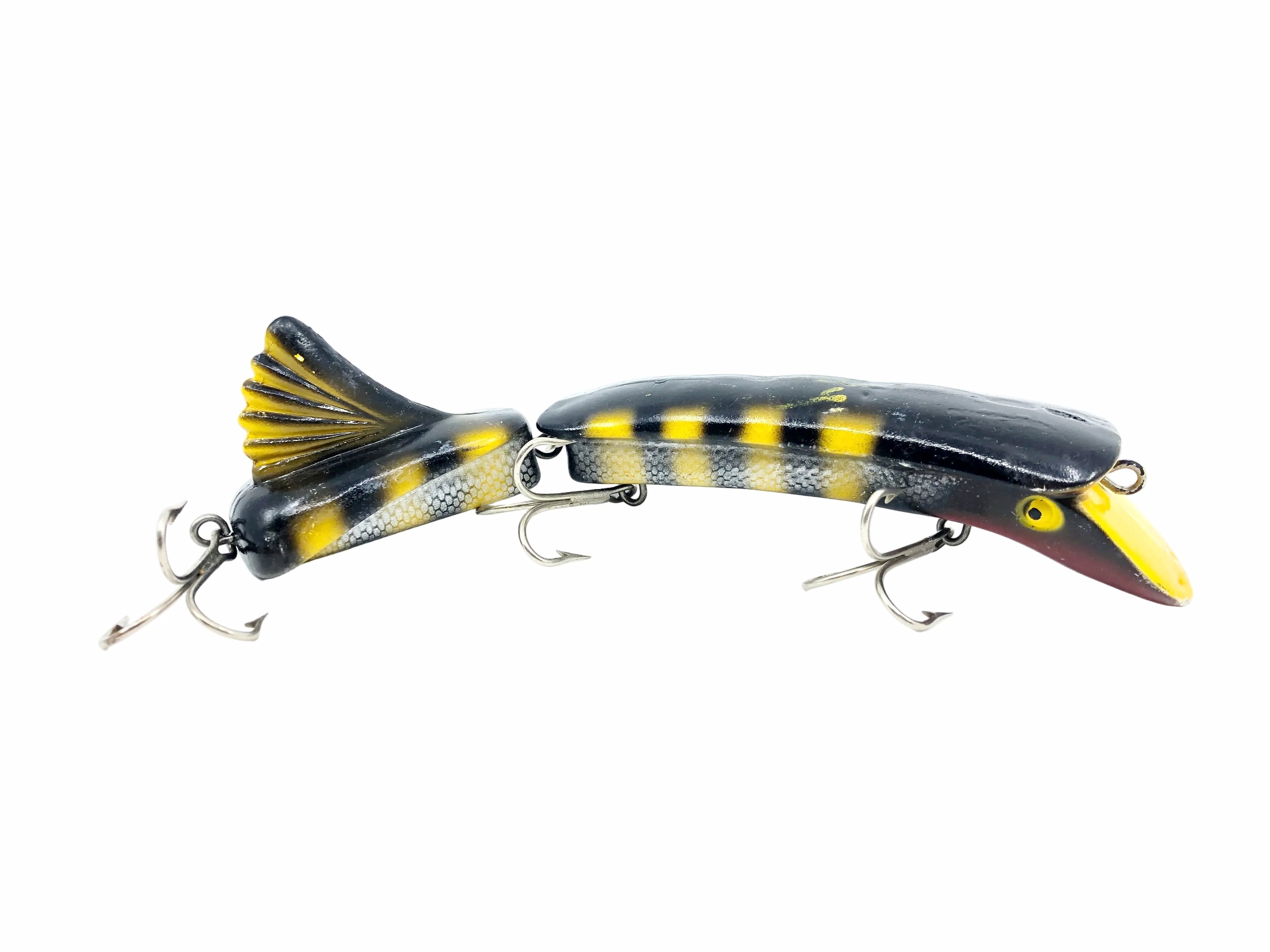 burmek fishing lures Tony Top Secret Musky Lure Perch Color with Box Tail Prop Tony Burmek B1 Magnum Musky