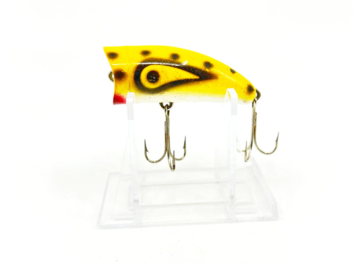 Lazy Ike Chug Ike Lure YBLS Yellow/Black Spots Color-Smaller Size