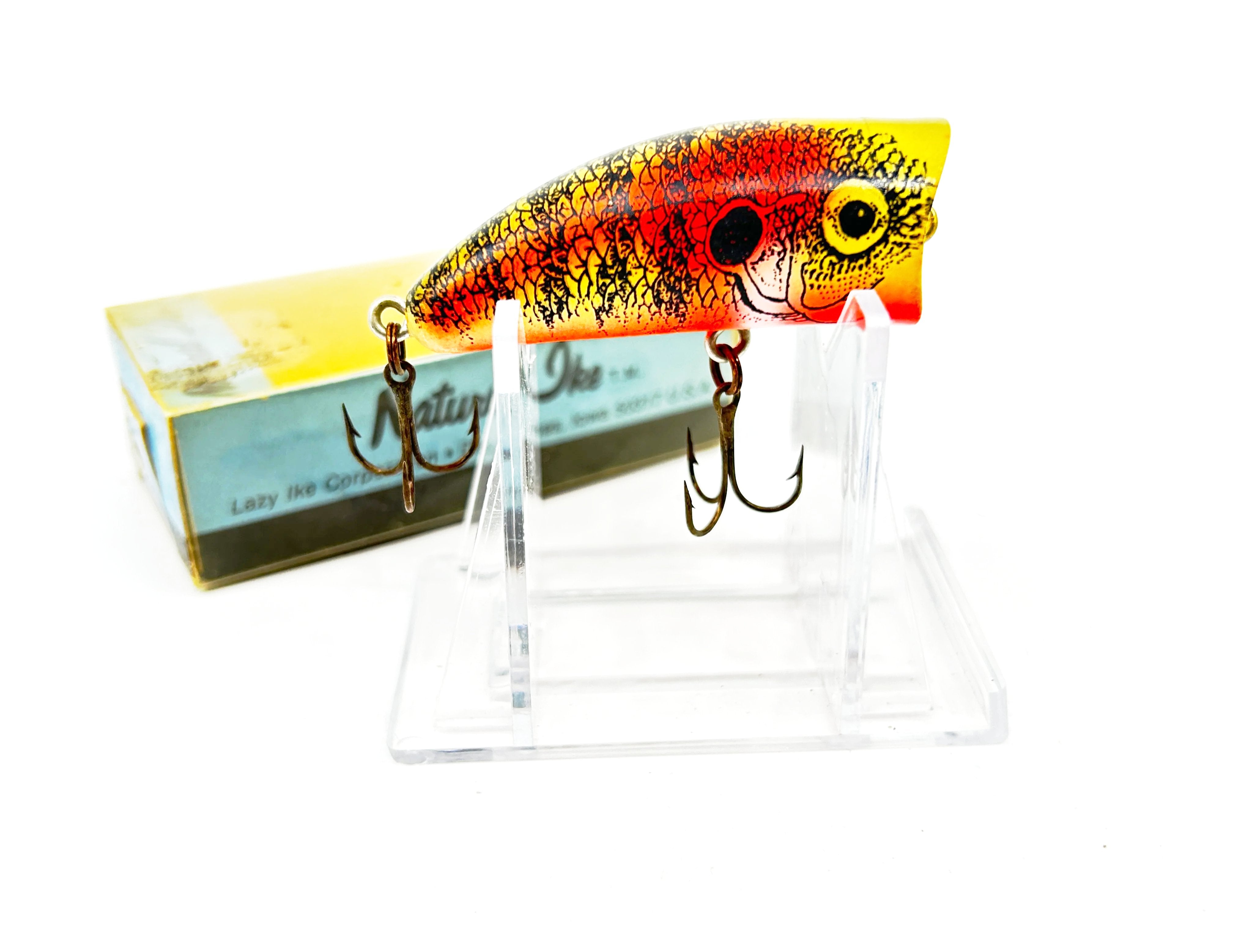 Lazy Ike Chug Ike Lure Natural Bluegill Color with Box-Tough – My Bait Shop, LLC