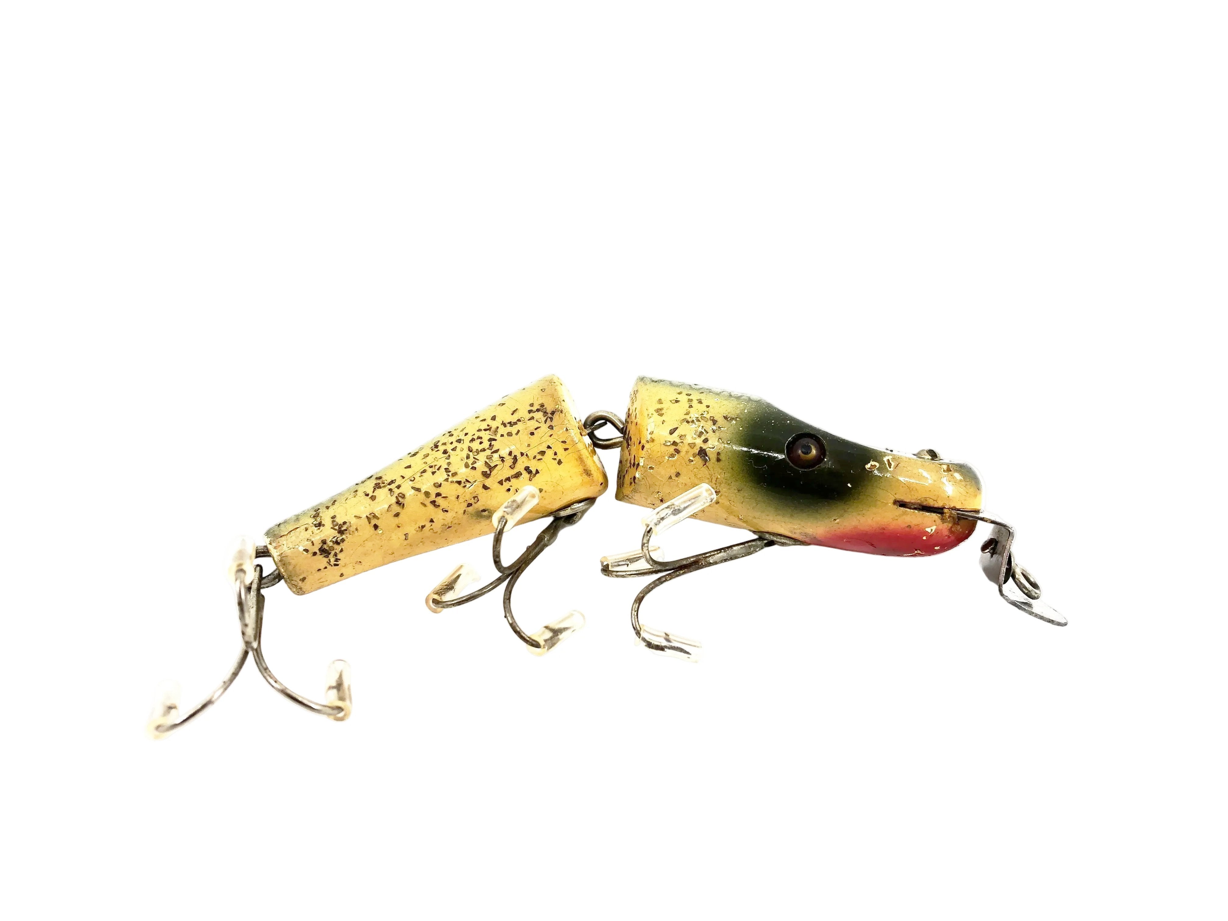 Creek Chub 2600 Jointed Pikie Minnow, Silver Flash Color 2618 Glass Eyes