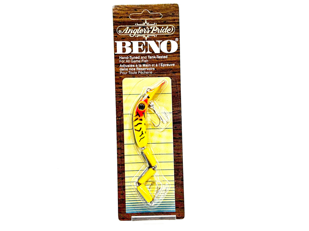 Angler's Pride Beno Lure Eel Yellow Coachdog Color New on Card