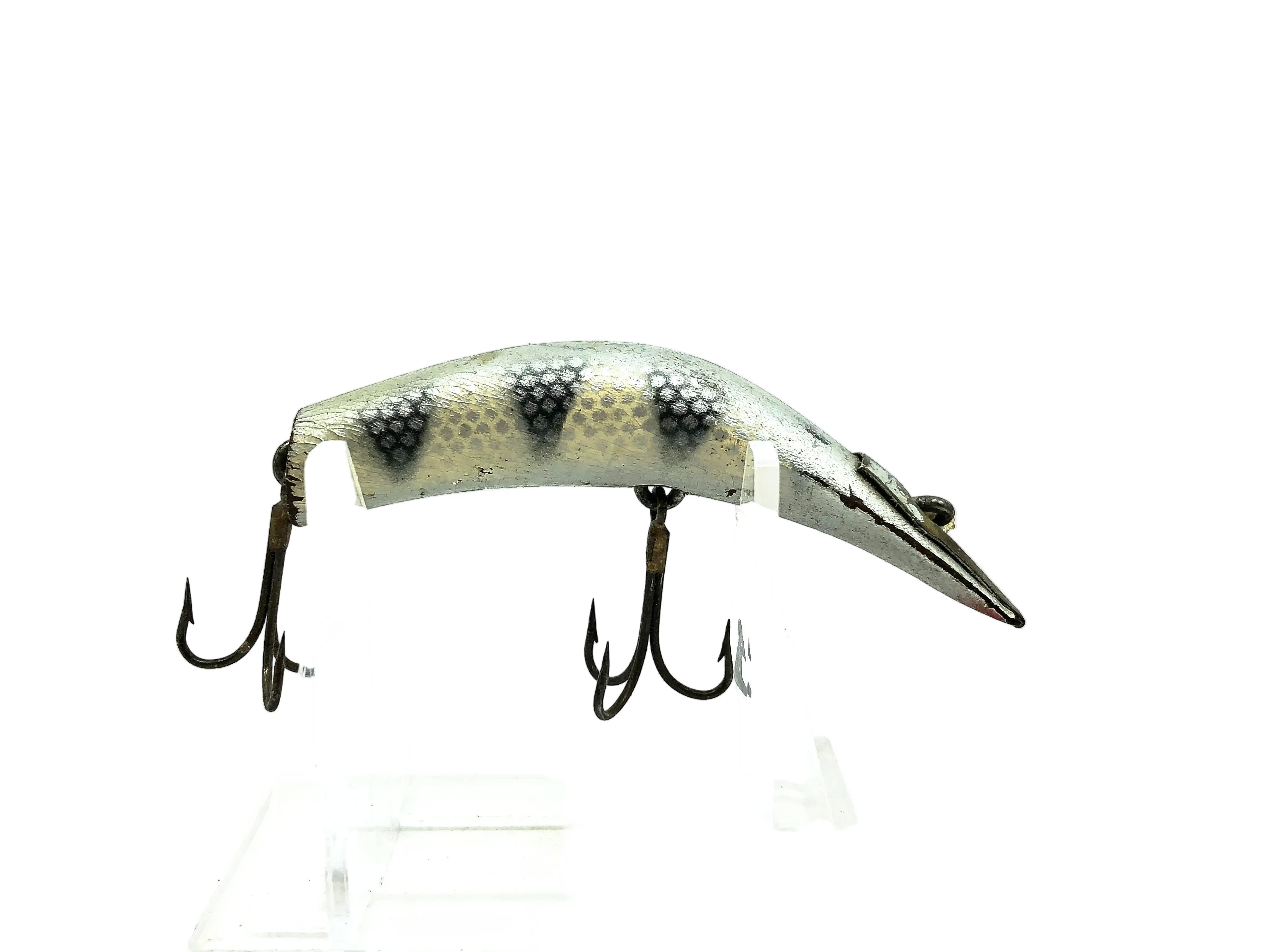 Kautzky Wooden Lazy Ike #3, SIL Silver/Black Ribs Color – My Bait