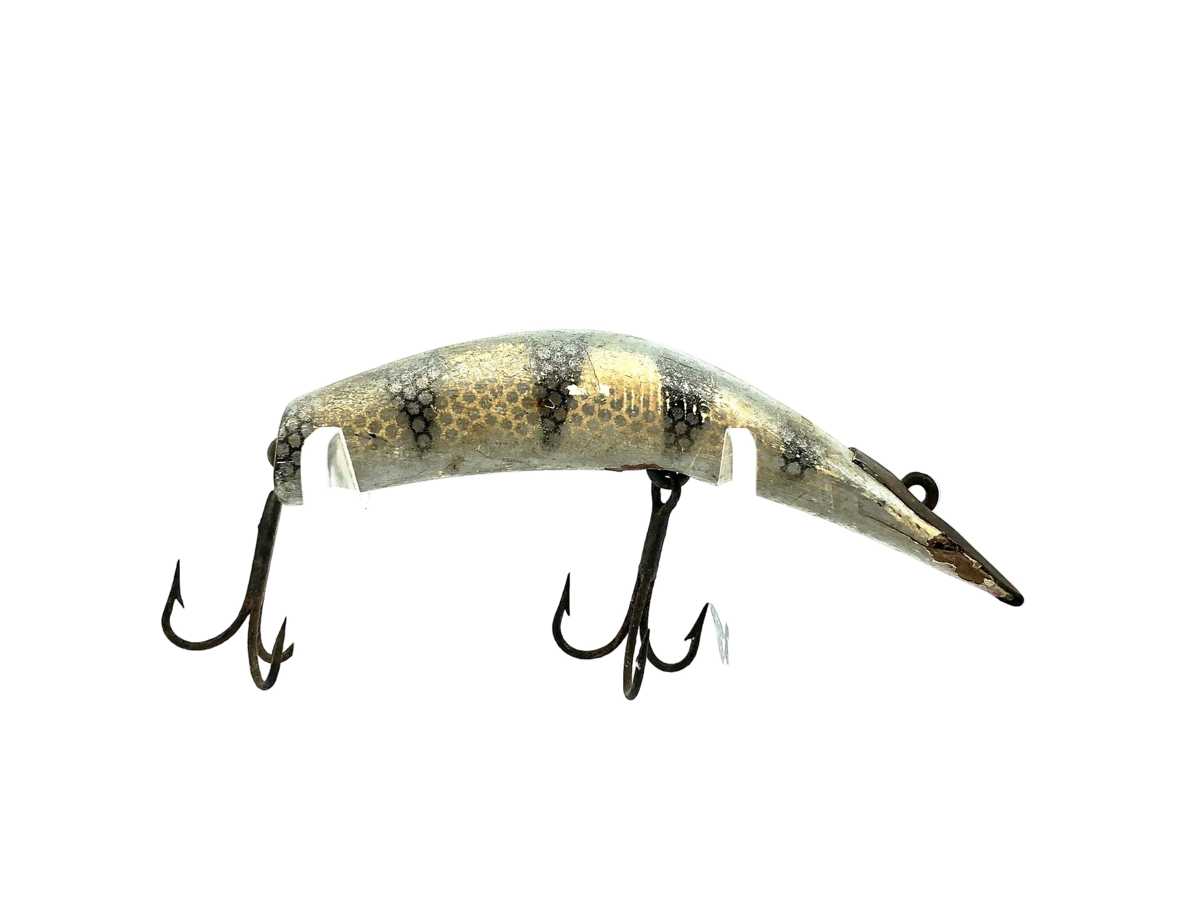 Kautzky Wooden Lazy Ike #3, SIL Silver/Black Ribs Color – My Bait