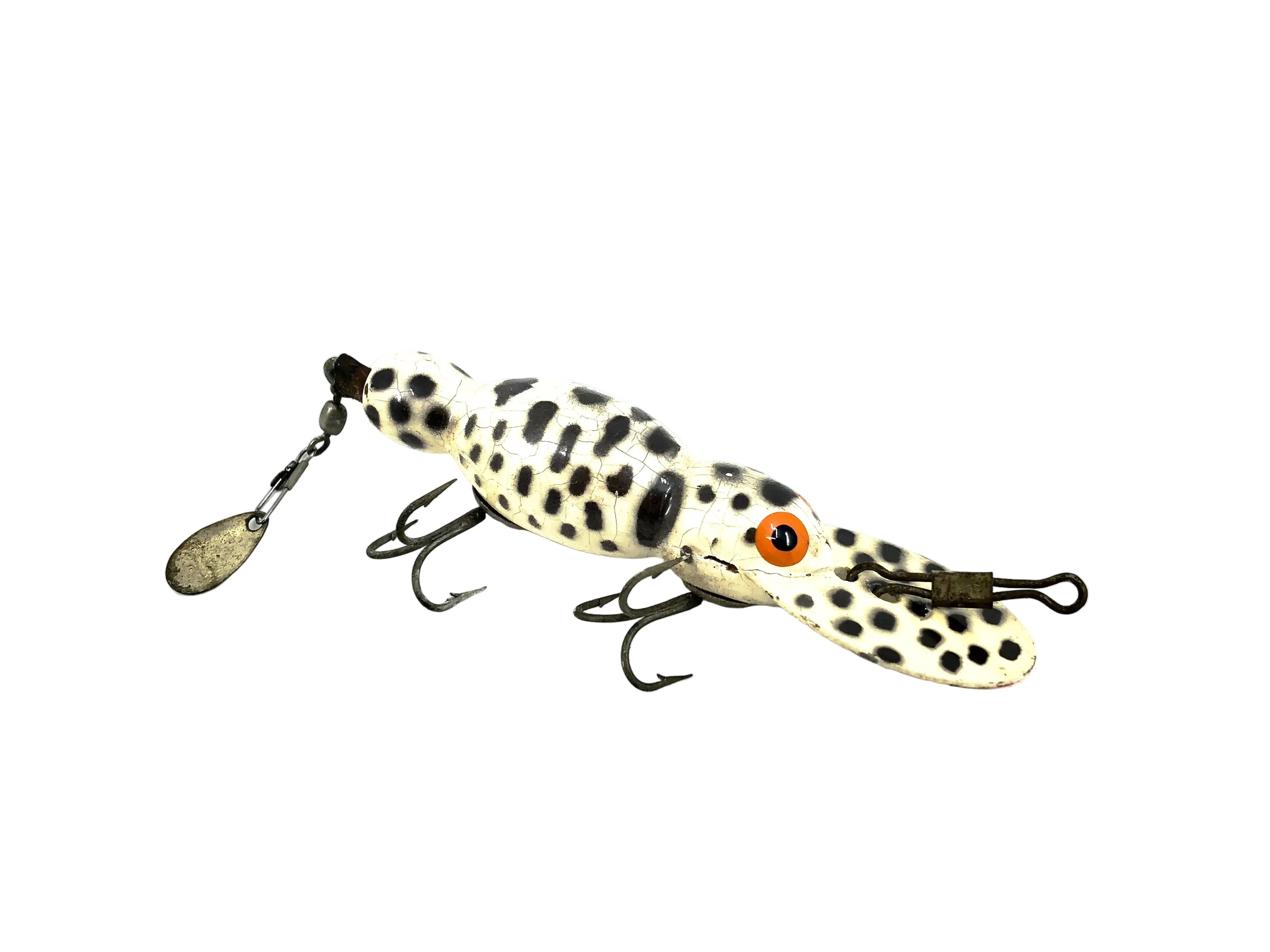 bomber waterdog fishing lure Heavy Duty Long A kind wire Vintage Wooden Bomber Water Dog