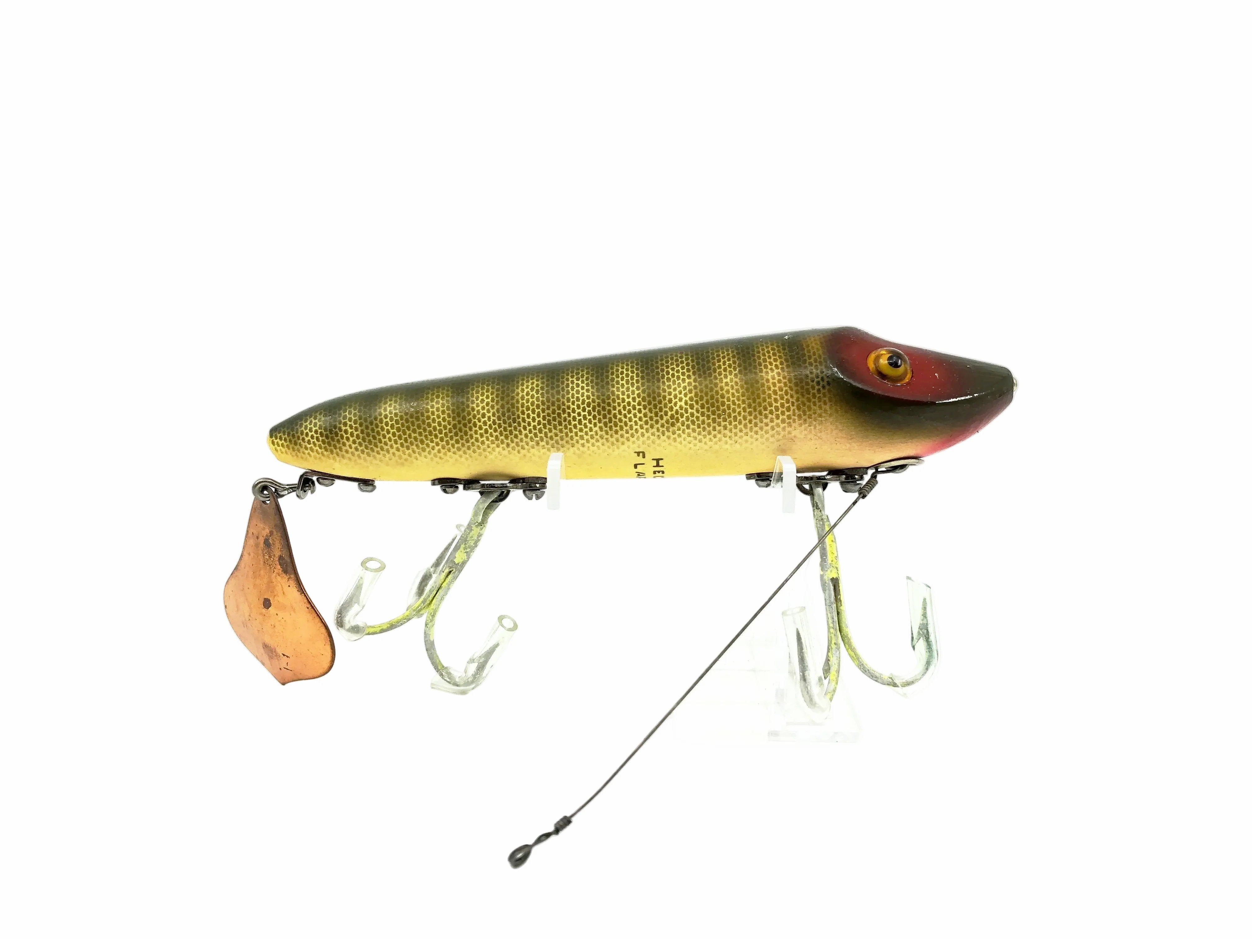 Heddon Musky Flaptail Vamp #7059R, Natural Scale Color - Very Good