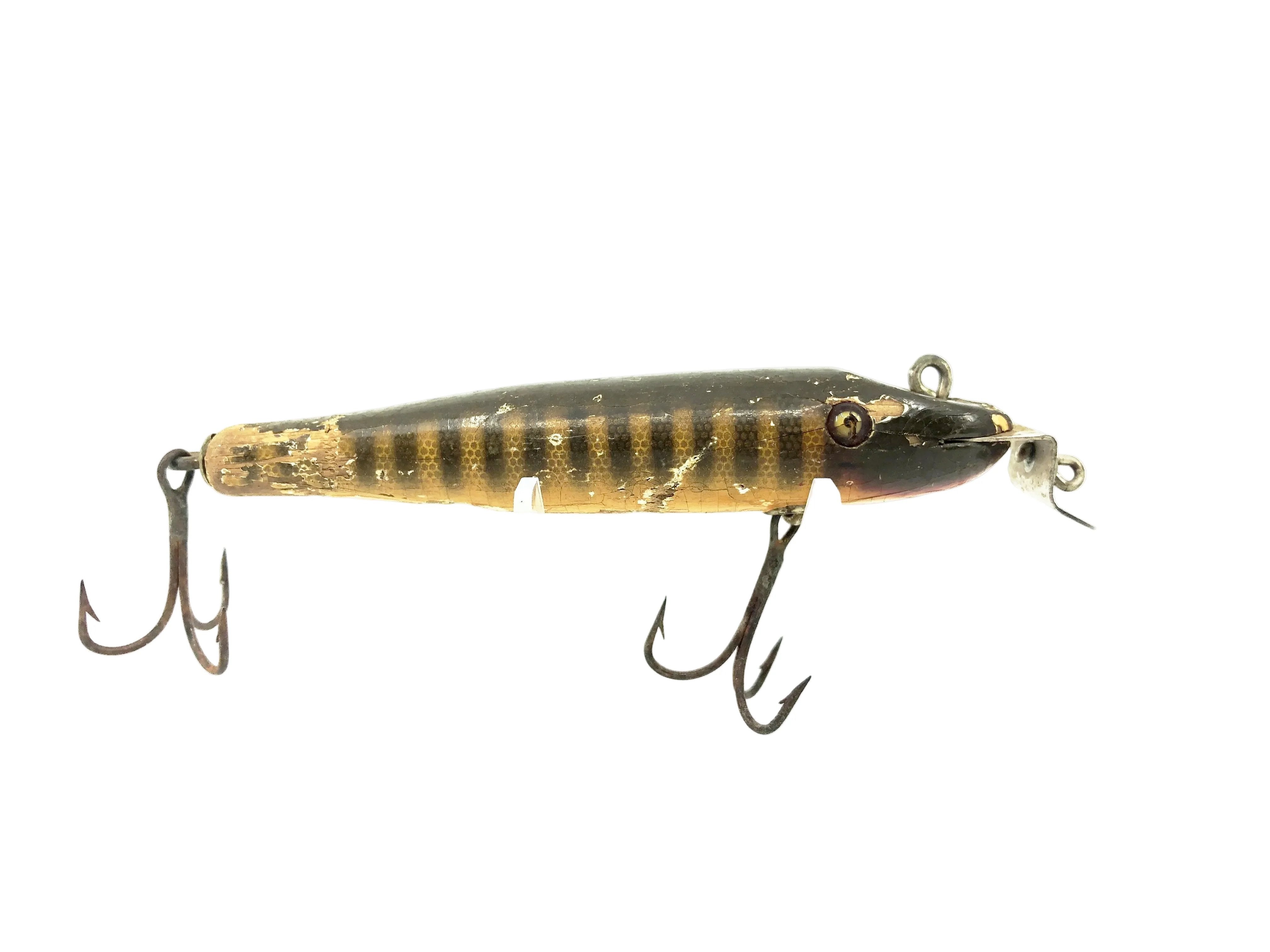 creek chub pikie fishing lures Vintage Black Scale Striper Lure 6933 For Sale The Creek Chub Jointed Pikie is absolutely irresistible to big predatory fish Creek Chub 700 Pikie, #00